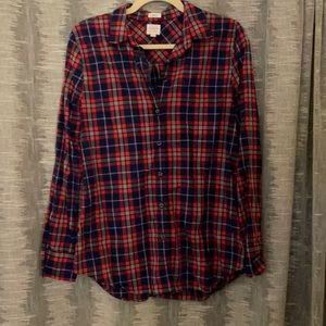 Jcrew Plaid Button Up
